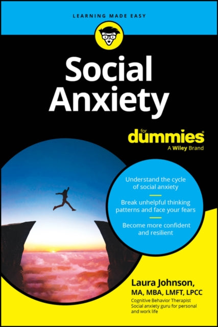 Book cover of: Social Anxiety For Dummies. By: Laura Johnson