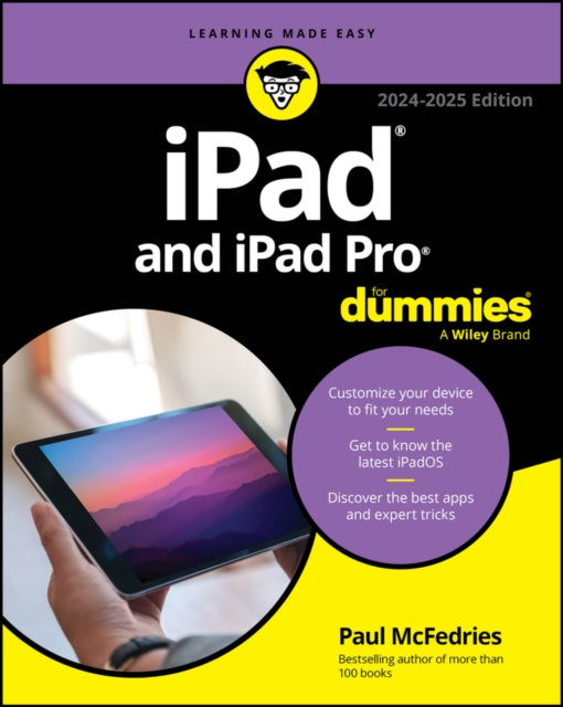 Book cover of: iPad and iPad Pro For Dummies. By: Paul McFedries