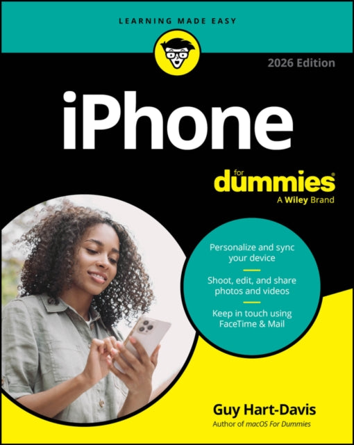 Book cover of: IPHONE FOR DUMMIES. By: HART-DAVIS, GUY