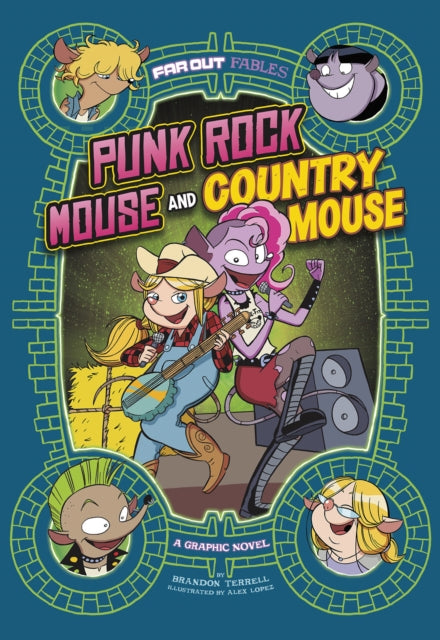 Book cover of: Punk Rock Mouse and Country Mouse. By: Brandon Terrell