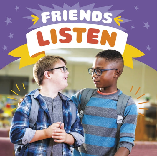 Book cover of: Friends Listen. By: Megan Borgert-Spaniol