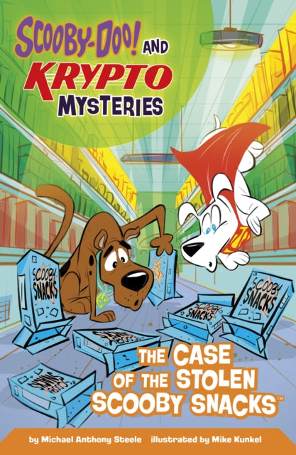 Book cover of: Case of the Stolen Scooby Snacks. By: Mike Kunkel