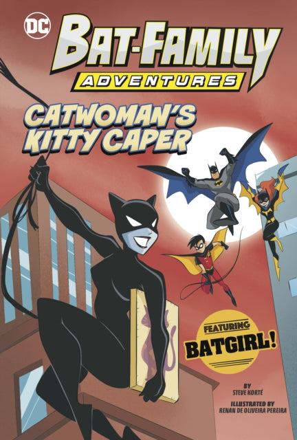 Book cover of: Catwoman’s Kitty Caper. By: Steve Korté