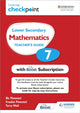 Book cover of: Cambridge Checkpoint Lower Secondary Mathematics Teacher's Guide 7 with Boost Subscription. By: Frankie Pimentel