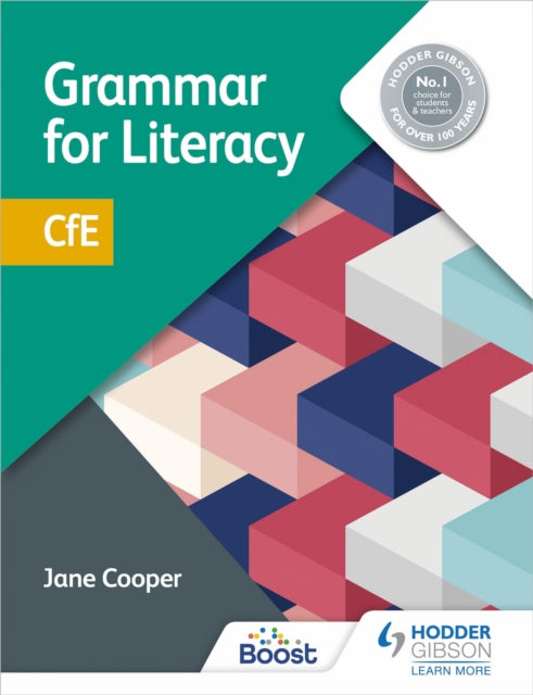 Book cover of: Grammar for Literacy: CfE. By: Jane Cooper