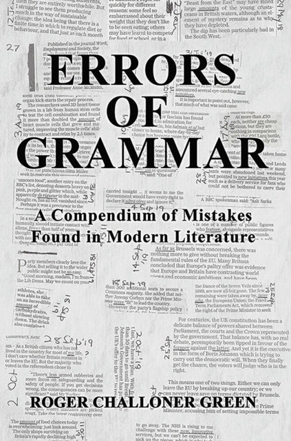 Book cover of: Errors of Grammar