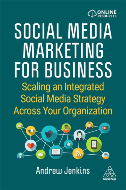 Book cover of: Social Media Marketing for Business. By: Andrew Jenkins