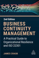 Book cover of: Business Continuity Management. By: James Crask
