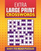 Book cover of: Extra Large Print Crosswords