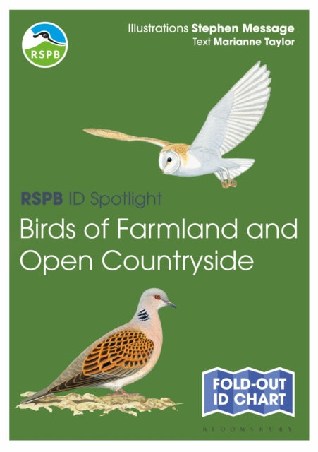 Book cover of: RSPB ID Spotlight - Birds of Farmland and Open Countryside. By: Marianne Taylor