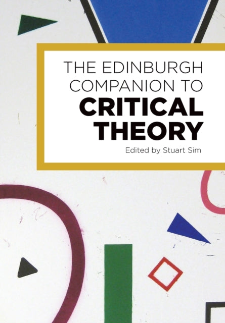 Book cover of: Edinburgh Companion to Critical Theory. By: Stuart Sim