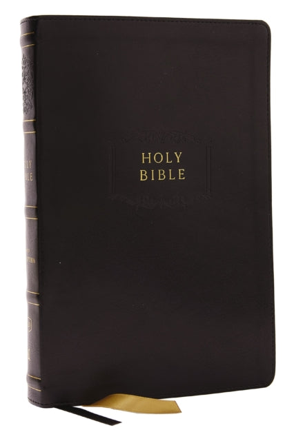 Book cover of: KJV Holy Bible with Apocrypha and 73,000 Center-Column Cross References, Black Leathersoft, Red Letter, Comfort Print: King James Version. By: Zondervan Publishing Company