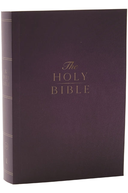 Book cover of: KJV Holy Bible: Compact with 43,000 Cross References, Purple Softcover, Red Letter, Comfort Print: King James Version. By: Zondervan Publishing Company