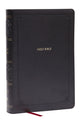 Book cover of: KJV Giant Print End-of-Verse Reference Bible, Black Leathersoft, Red Letter, Comfort Print