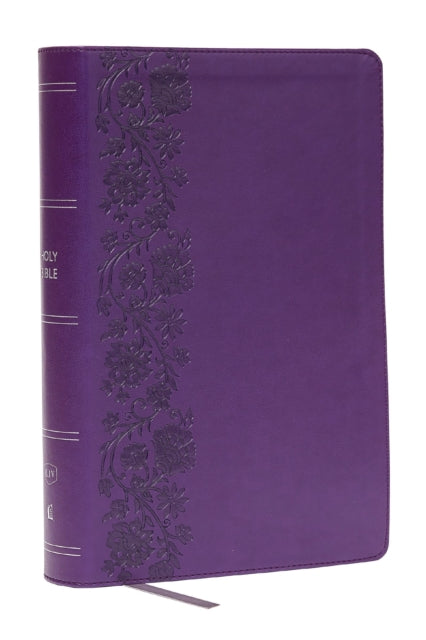 Book cover of: KJV Giant Print End-of-Verse Reference Bible, Purple Leathersoft, Red Letter, Comfort Print