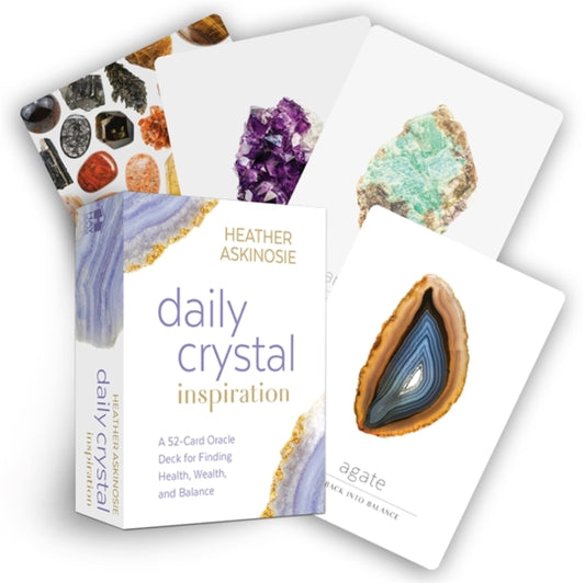 Book cover of: Daily Crystal Inspiration. By: Heather Askinosie