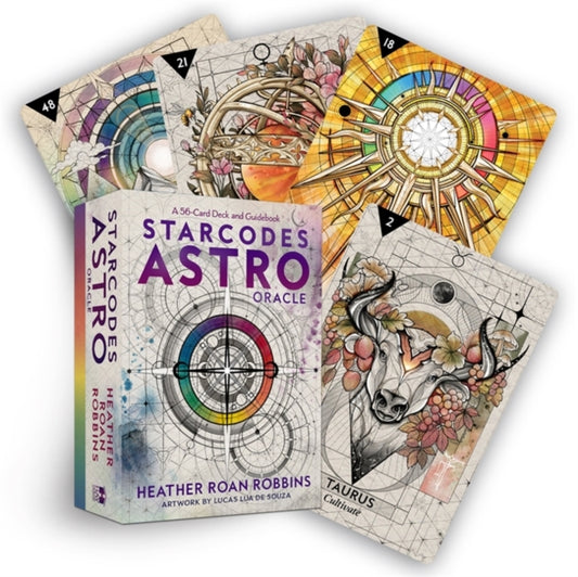 Book cover of: Starcodes Astro Oracle. By: Heather Roan Robbins