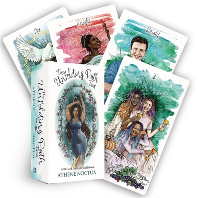 Book cover of: Unfolding Path Tarot