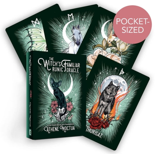 Book cover of: Witch’s Familiar Runic Oracle