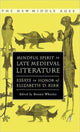 Book cover of: Mindful Spirit in Late Medieval Literature. By: Bonnie Wheeler