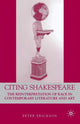 Book cover of: Citing Shakespeare. By: Peter Erickson