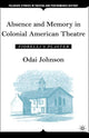 Book cover of: Absence and Memory in Colonial American Theatre