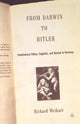 Book cover of: From Darwin to Hitler. By: Richard Weikart