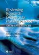 Book cover of: Reviewing Research Evidence for Nursing Practice. By: Resul Erdagi
