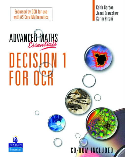 Book cover of: A Level Maths Essentials Decision 1 for OCR Book. By: J Crawshaw