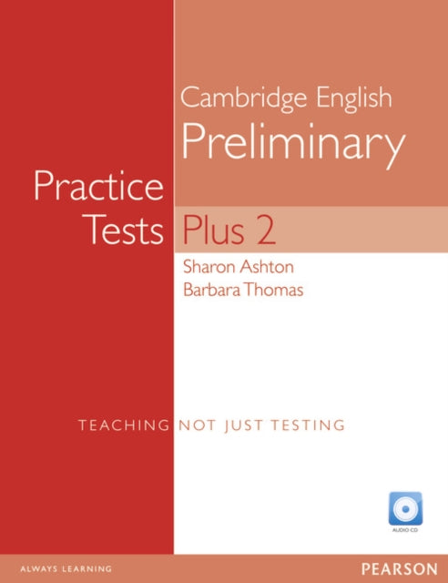 Book cover of: PET Practice Tests Plus 2: Book with CD-Rom. By: Barbara Thomas