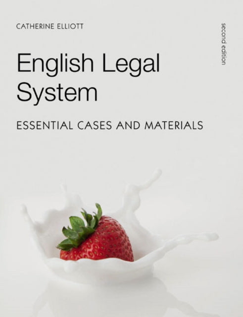 Book cover of: English Legal System. By: Catherine Elliott