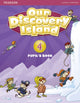 Book cover of: Our Discovery Island Level 4 Student's Book. By: Fiona Beddall