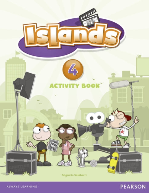 Book cover of: Islands Level 4 Activity Book plus pin code. By: Sagrario Salaberri
