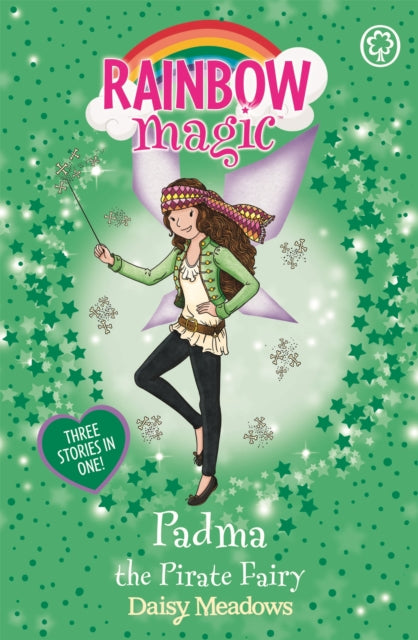Book cover of: Rainbow Magic: Padma the Pirate Fairy. By: Daisy Meadows