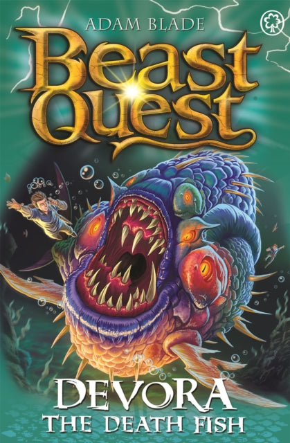Book cover of: Beast Quest: Devora the Death Fish. By: Adam Blade