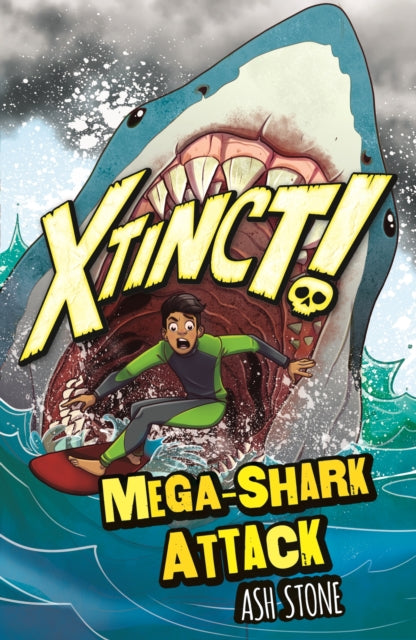 Book cover of: Xtinct!: Mega-Shark Attack. By: Ash Stone