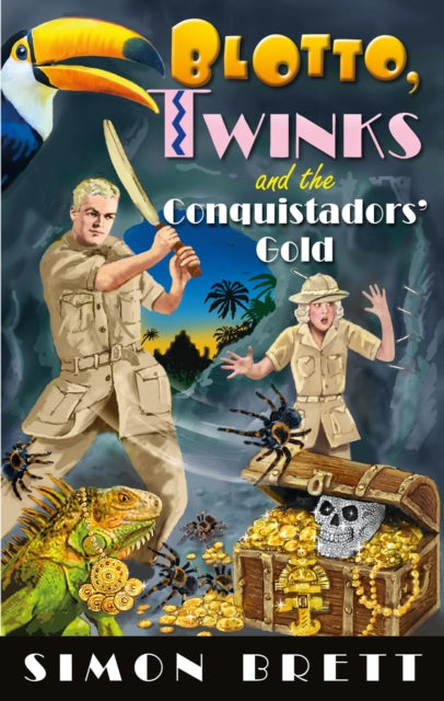 Book cover of: Blotto, Twinks and the Conquistadors' Gold. By: Simon Brett