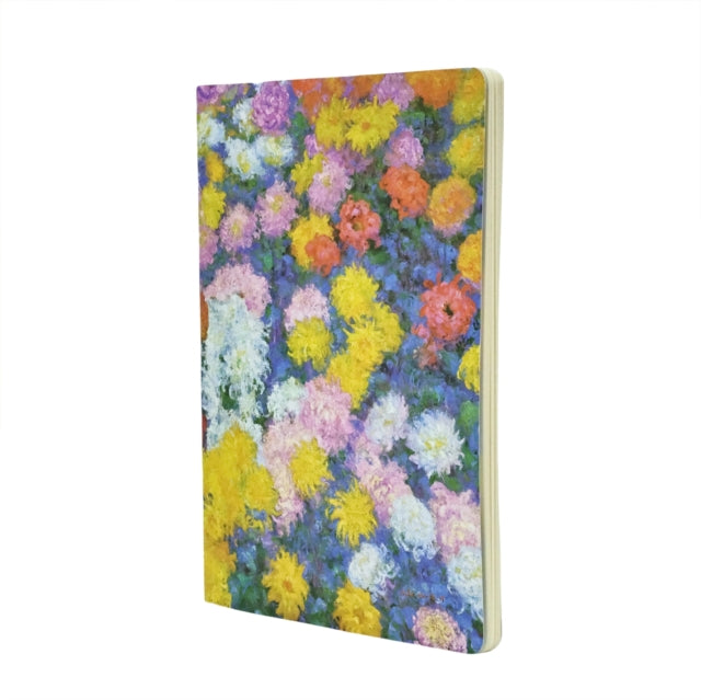 Book cover of: Monet’s Chrysanthemums A4 Dot-Grid Cahier