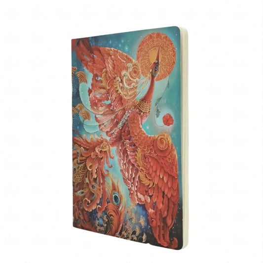 Book cover of: Firebird (Birds of Happiness) A4 Unlined Cahier