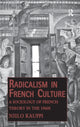 Book cover of: Radicalism in French Culture. By: Niilo Kauppi