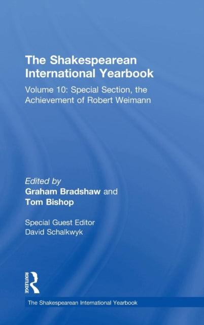 Book cover of: Shakespearean International Yearbook