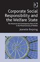 Book cover of: Corporate Social Responsibility and the Welfare State. By: Jeanette Brejning