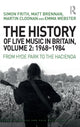 Book cover of: History of Live Music in Britain, Volume II, 1968-1984. By: Martin Cloonan