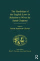 Book cover of: Hardships of the English Laws in Relation to Wives by Sarah Chapone. By: Susan Paterson Glover