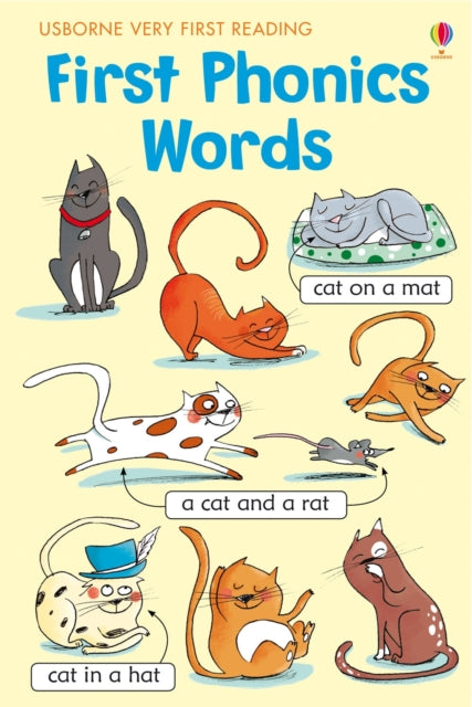 Book cover of: First Phonics Words. By: Mairi Mackinnon