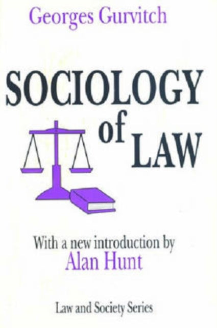 Book cover of: Sociology of Law. By: A. Javier Treviño