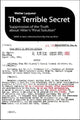 Book cover of: Terrible Secret. By: Walter Laqueur