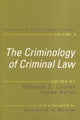 Book cover of: Criminology of Criminal Law. By: William Laufer