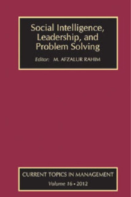 Book cover of: Social Intelligence, Leadership, and Problem Solving