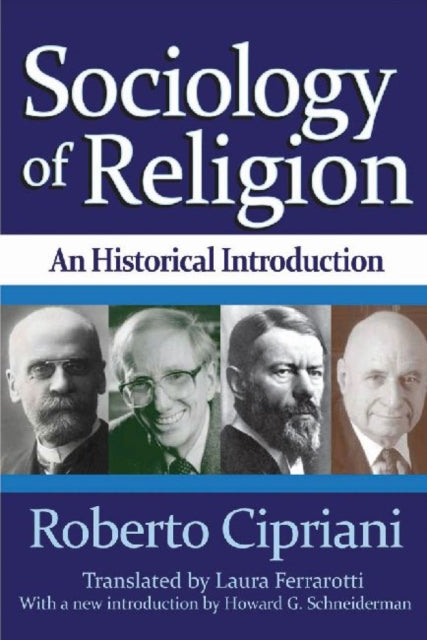 Book cover of: Sociology of Religion. By: Roberto Cipriani